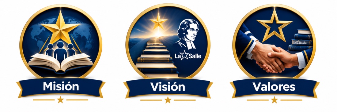 Íconos de Misión, Visión y Valores lasalianos